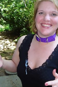 bbw light-haired blowjob and facial cumshot lover