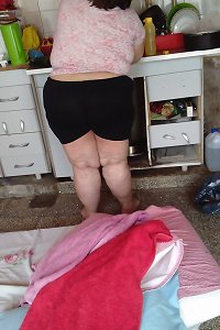 lush dame seductively posing in lingerie