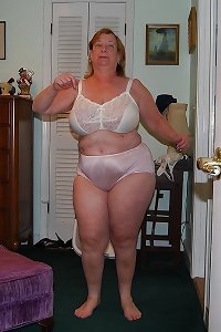 old femmes in panties and bra